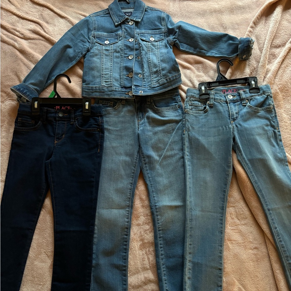 Denim Jacket and Jeans Set
